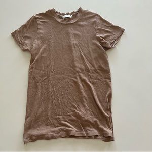 Ozma of California Raw Silk Tee